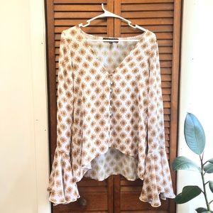 For Love and Lemons Sheer Blouse